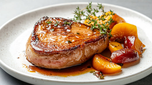Seared Foie Gras with Caramelized Fruit