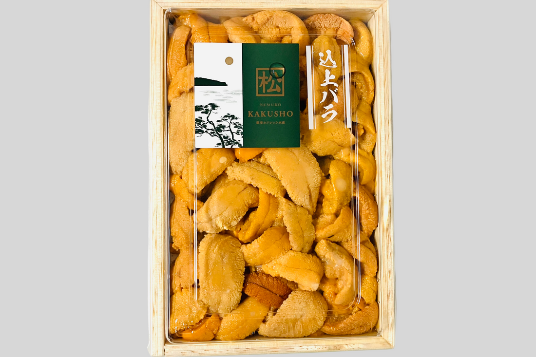 High-grade高级北海道直排或大片乱排马粪海胆 250克