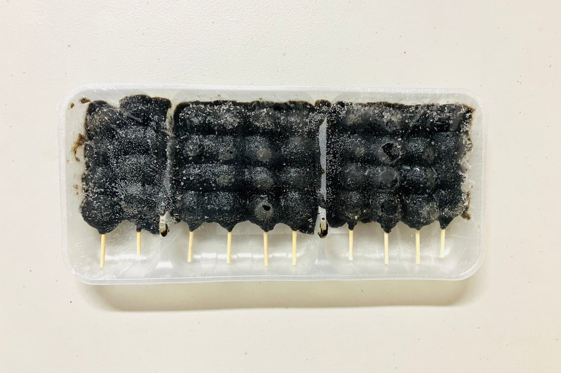 黑芝麻糯米团子串 600克