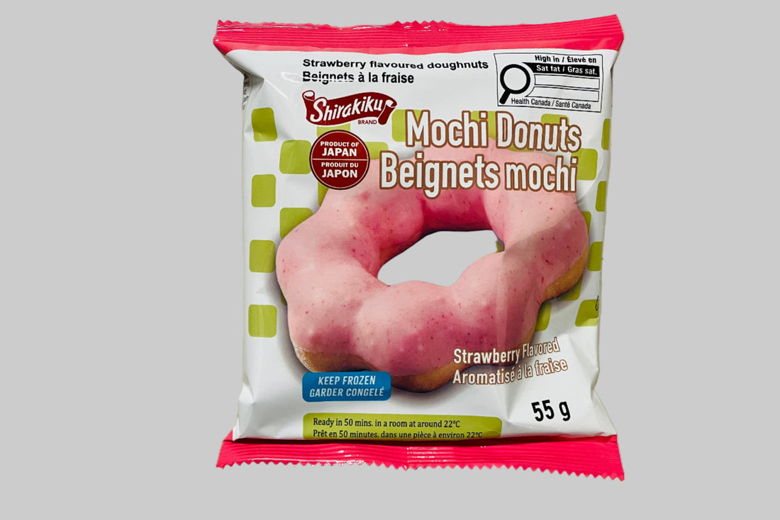 草莓麻糬甜甜圈 55克