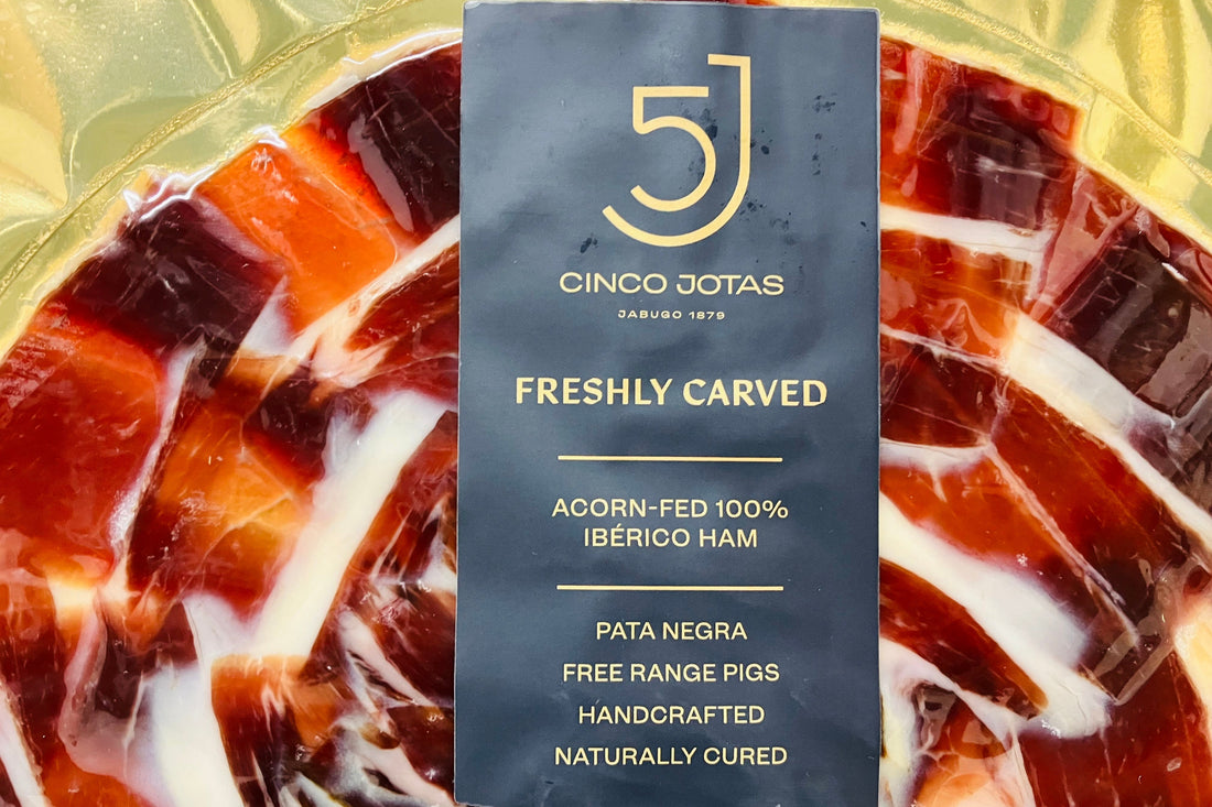 5J Cinco Jotas橡果喂养100%伊比利亚黑猪火腿片 100克