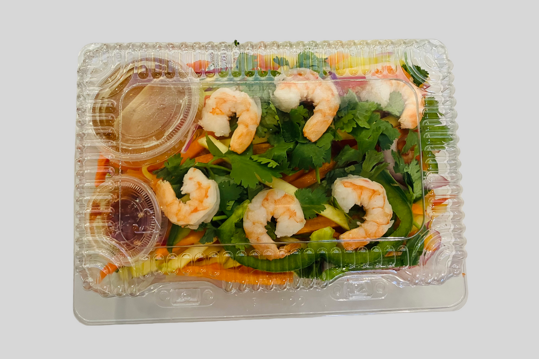 越式芒果鲜虾沙拉