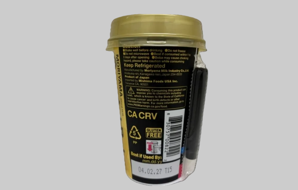 Gluten-free Crystal Boba Matcha Milk Tea 200G